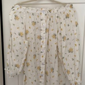 Floral Off-Shoulder Maxi Dress